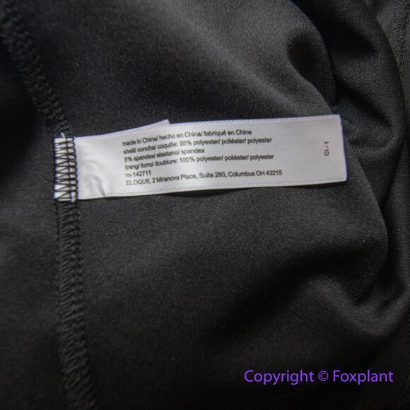 New! Eloquii black sheath dress square neck cap sleeve, size 24 - Picture 11 of 12